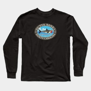 Outer Banks, North Carolina, Great White Shark Long Sleeve T-Shirt